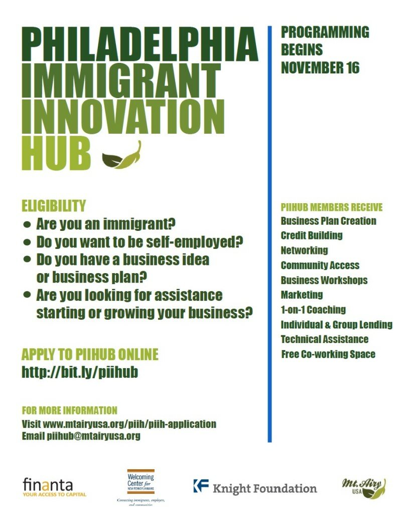 PHL Immigrant Innovation Hub